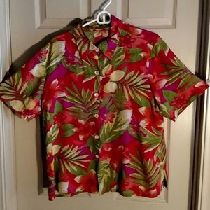 LA Cera Women's Tropical Short set L.